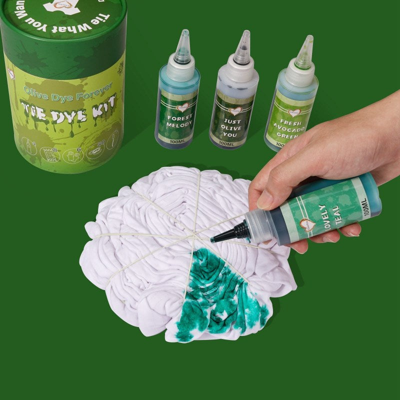 Green Olive Teal Forest Tie Dye Dye | IOliveYou® Tie Dye Kits