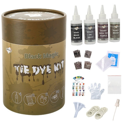 Black Gray Purple Sandy Tie Dye Dye | IOliveYou® Tie Dye Kits