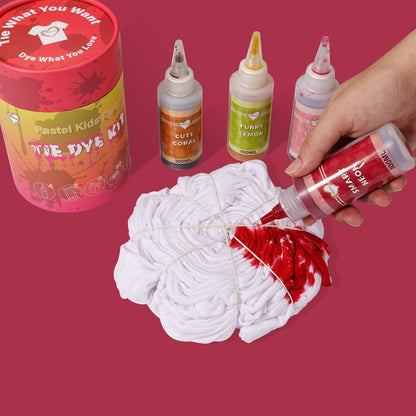 Neon Pink Lemon Yellow Tie Dye Dye | IOliveYou® Tie Dye Kits