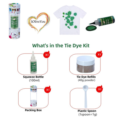 Tie Dye Powder Refills -12 Colors | IOliveYou®