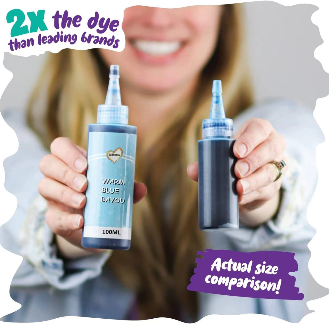 Navy Blue Indigo Teal Tie Dye Dye | IOliveYou® Tie Dye Kits