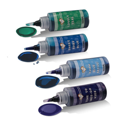 Navy Blue Indigo Teal Tie Dye Dye | IOliveYou® Tie Dye Kits