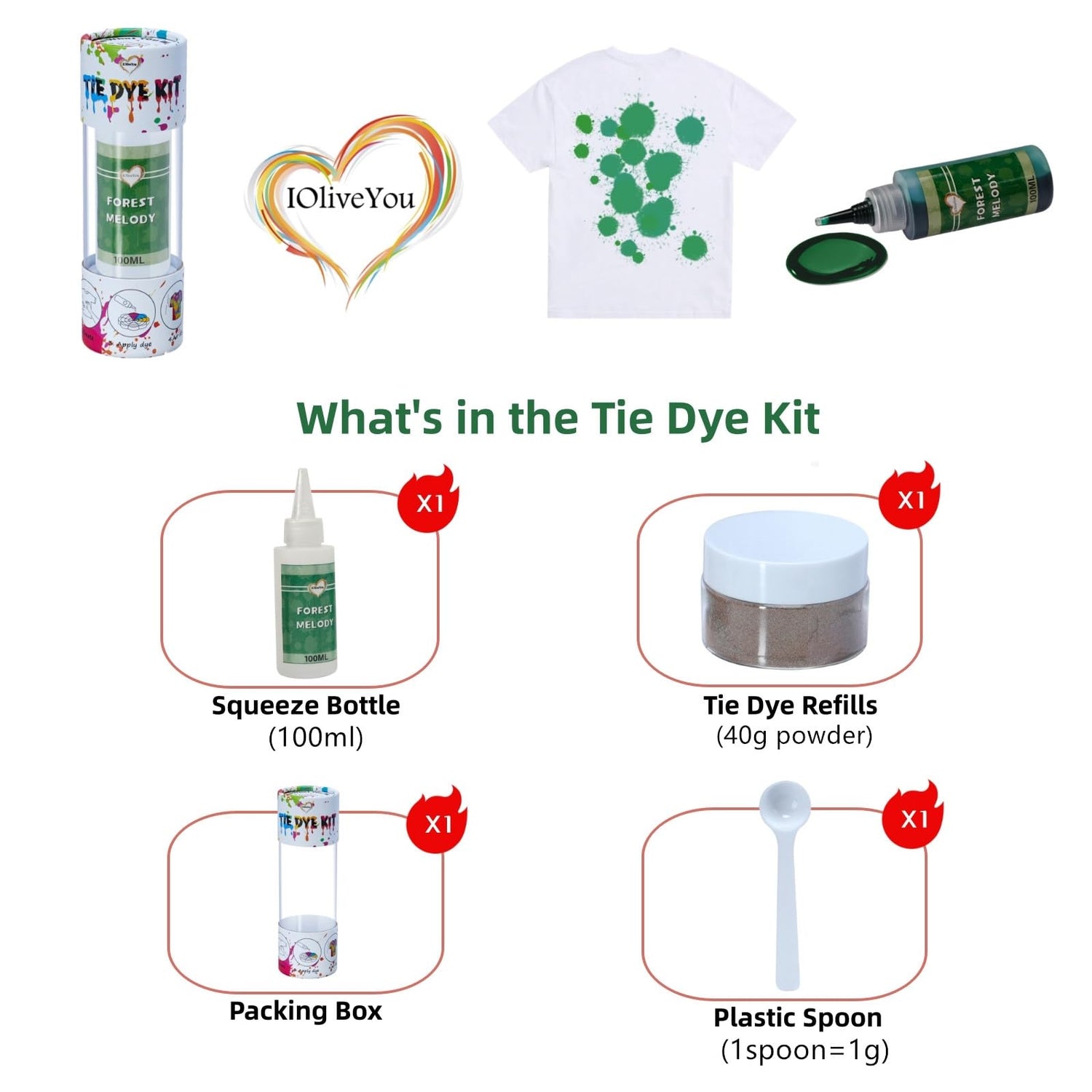 Tie Dye refills -8colors | IOliveYou®